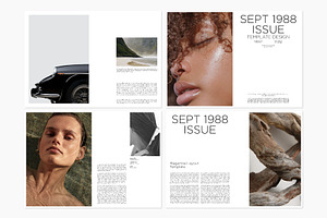 Magazine Editorial Template Design