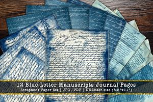 Blue Letter Manuscripts Scrapbooks