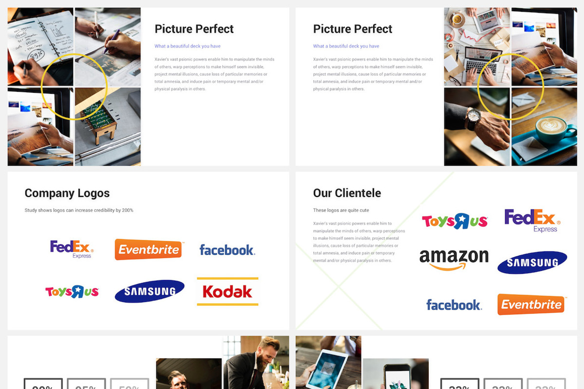 Xylom Clean PowerPoint Template, a Presentation Template by Projectile (Photo 6 of 8)