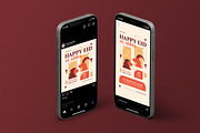 Minimal Creative Eid Al Adha Flyer, a Flyer Template by Neermana (Thumbnail 4 of 4)