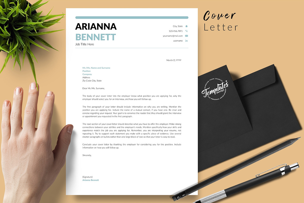 Simple Resume Bundle - Arianna, a Resume Template by Templates Design Co. (Photo 5 of 17)
