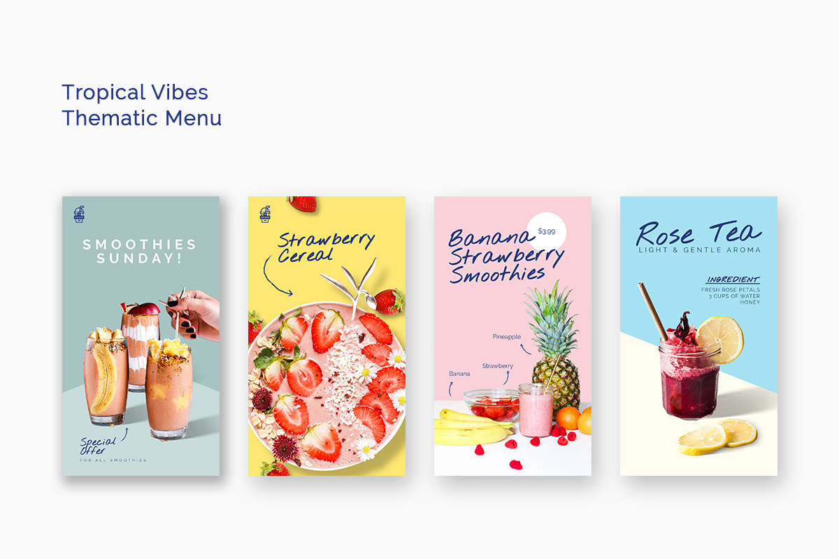 Organic Beverages Instagram Stories, a Social Media Template by Louds Studio (Photo 5 of 7)