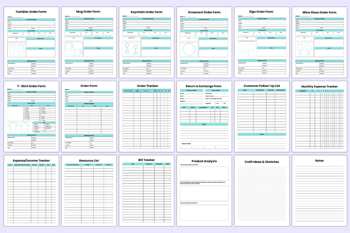 2025-2026 Craft Business Planner Kdp, a Stationery Template by Mustafiz (Photo 7 of 7)