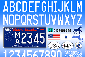 Massachusetts car license plate 2026