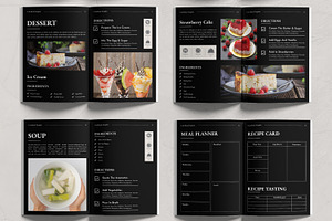 Cookbook Recipe Layout