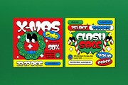 Red Yellow Christmas Sale Banner, an UI Kit Template by graphicook (Thumbnail 2 of 5)