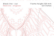 Wall decor Moth in frame laser cut, an Object Illustration by Bubert Art (Thumbnail 5 of 5)