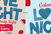 Valentine's Day Party A5 Flyer, a Flyer Template by Mint Pixels (Thumbnail 2 of 3)