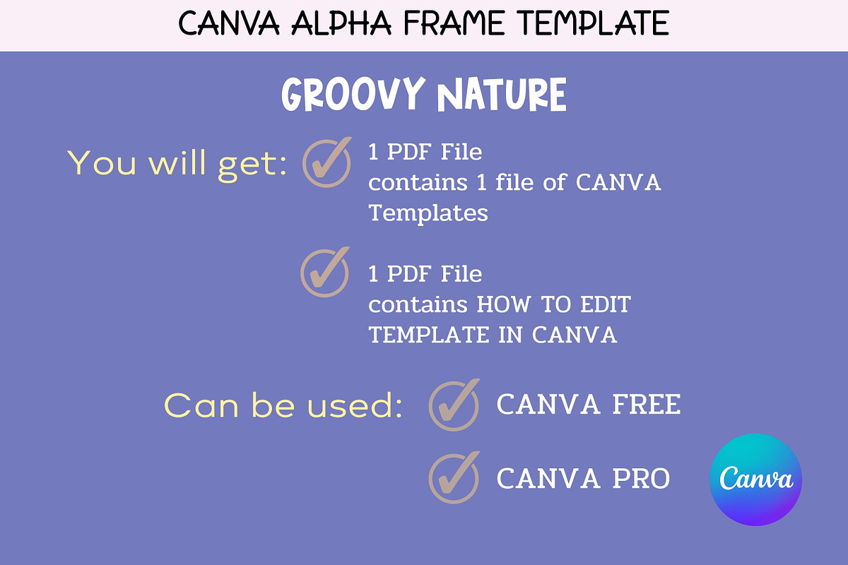 Groovy Nature - Canva Alpha Template, a Templates & Theme by Adalin Shop (Photo 5 of 5)
