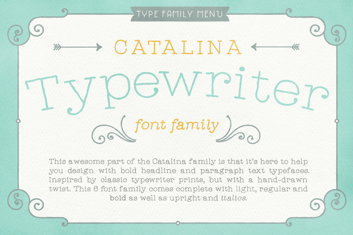 CATALINA FONT FAMILY preview 3
