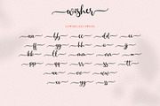 Wisher - Tail Swash Font Script, a Script Font by Airotype (Thumbnail 9 of 10)