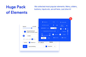 The Dot Wireframe UI Kit