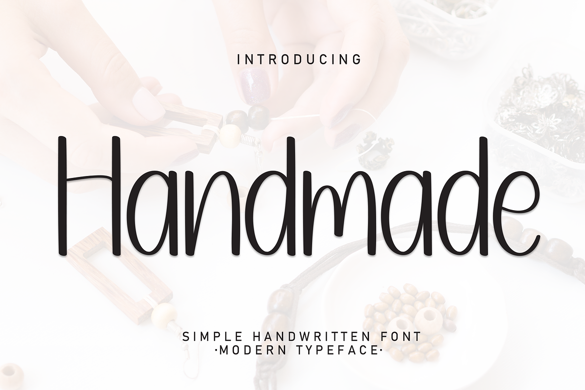 Handmade | Script Font, a Handwritten Font by Scratchones (Photo 1 of 8)