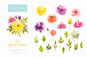 Spring flowers. Watercolor., a Decorative Illustration by Ekaterina Mikheeva (Thumbnail 2 of 8)