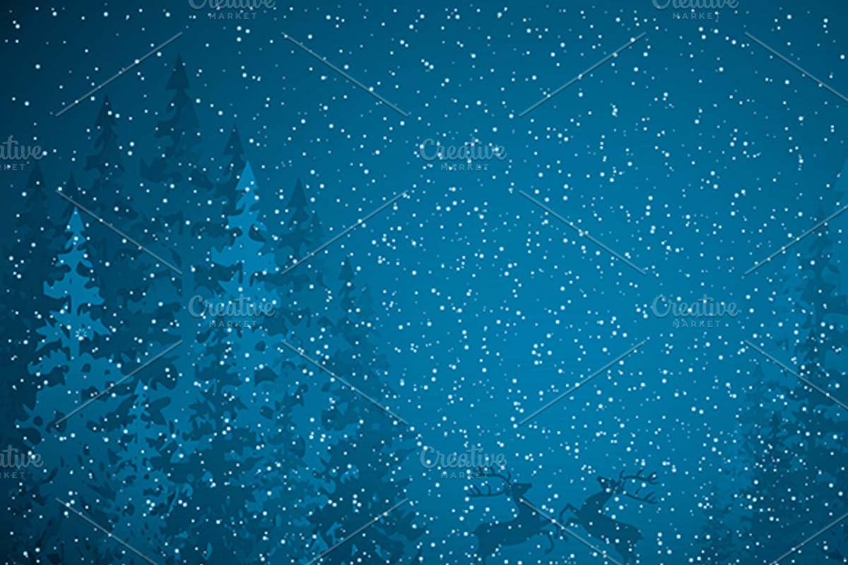 Winter scene, an Animal Illustration by gigello