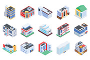 Urban Buildings Isometric, an Icon by Vector Portal (Thumbnail 2 of 2)