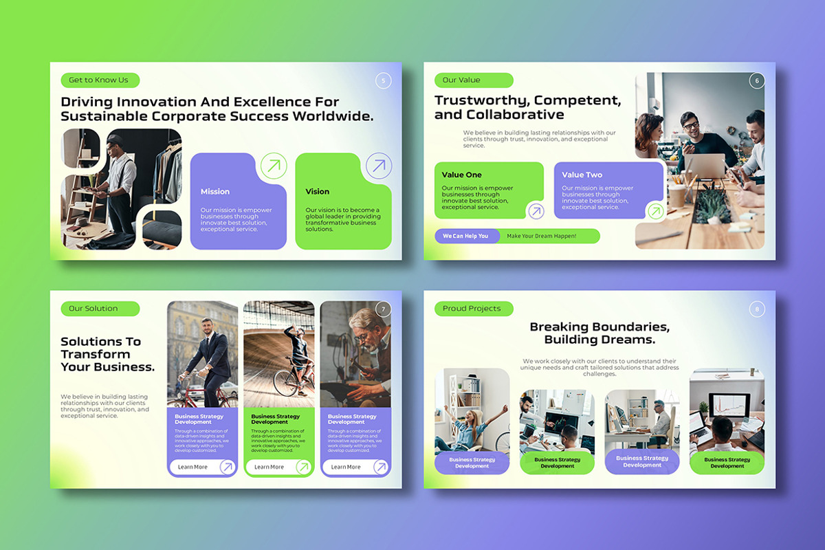 Corporate Presentation - Powerpoint, a Presentation Template by FathurFateh (Photo 3 of 5)