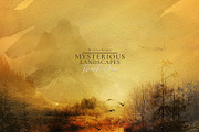 Mysterious Watercolor Landscapes 4, a Background Graphic by Suna Kosem (Thumbnail 11 of 11)