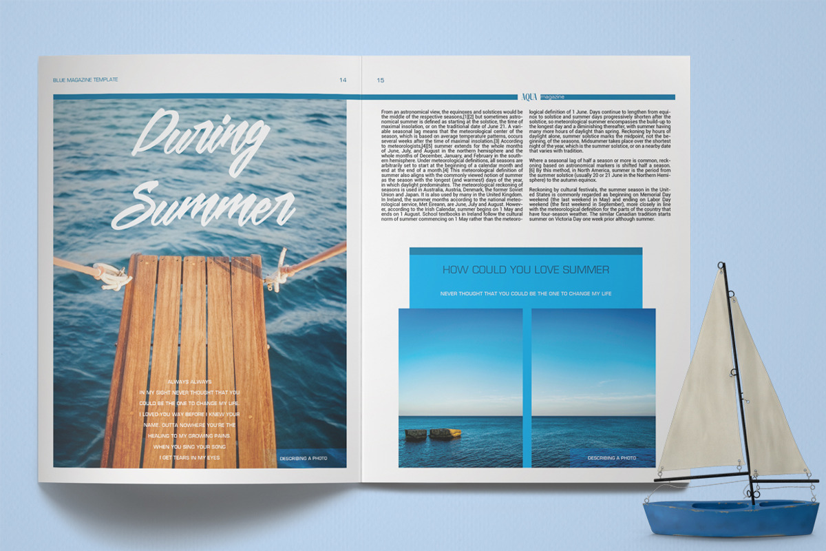 AQUA - Multipurpose Magazine, a Magazine Template by Boris Cupac