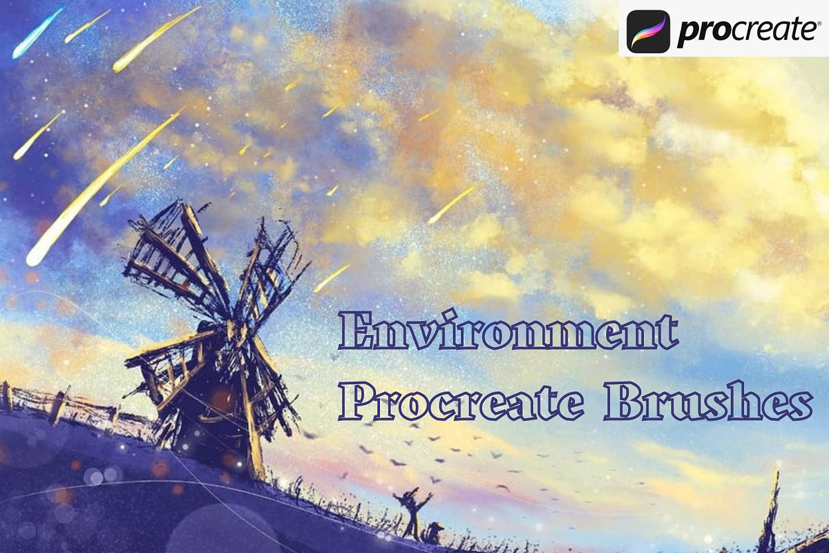 Environment Brushes for Procreate, a Brush Add-On by ArtbyHien (Photo 1 of 8)