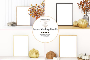 Fall Frame Mockups PSD JPG - 06