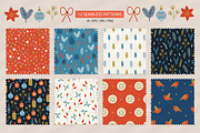 Snowy Christmas Kit, a Seasonal Illustration by miumiu (Thumbnail 3 of 15)