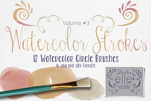Watercolor Strokes Vol. #3