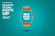 Watch Ultra Mockup, a Device Mockup by SmartDesigns (Thumbnail 1 of 5)