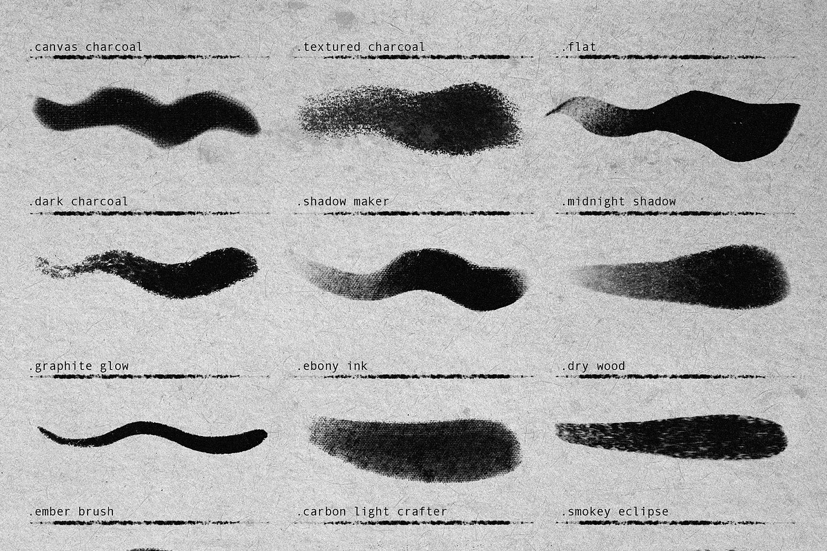 Charcoal Brushes For Procreate, a Brush Add-On by Easy Procreate (Photo 5 of 8)