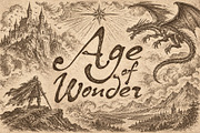 Gilded Oath - Medieval Ink Script, a Script Font by HipFonts (Thumbnail 8 of 11)