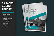 36 Pages Annual Report, a Brochure Template by alimran24 (Thumbnail 1 of 8)