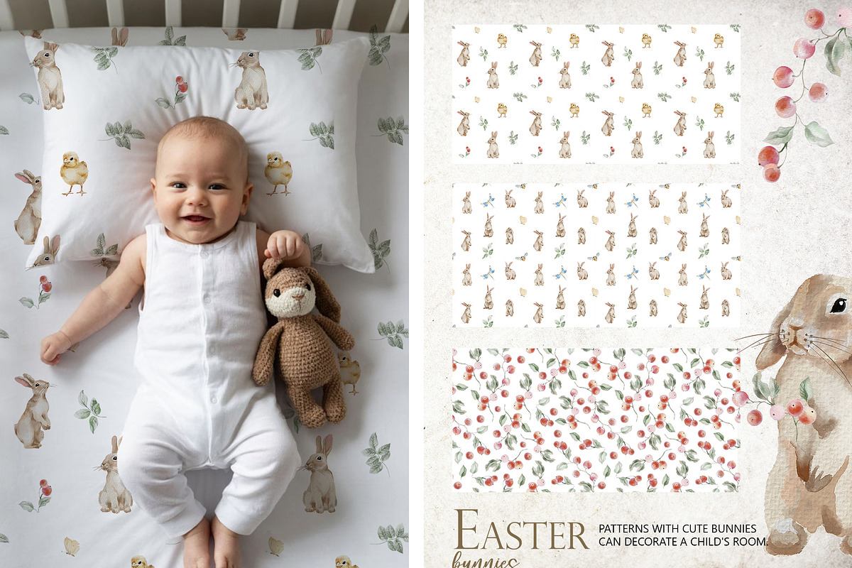 Easter clip art set, a Decorative Illustration by RushkinaAntonina (Photo 3 of 10)