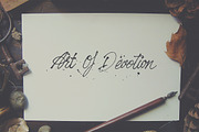 26 Vector Hand Lettering Stamps, an Object Graphic by Will Paterson Design Co. (Thumbnail 2 of 5)