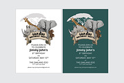 Safari Party Set, an Animal Illustration by Nancy Ingersoll (Thumbnail 4 of 8)