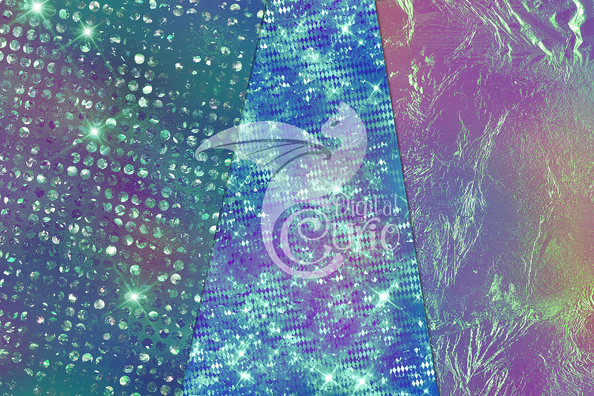 Holographic Shimmer Textures, a Texture Graphic by Digital Curio