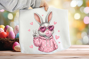 Funny Easter Bunny PNG, an Illustration by CraftArtStudio (Thumbnail 1 of 4)