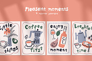 Dolce vita breakfast, doodle cards, a Food Illustration by Good Studio (Thumbnail 1 of 5)