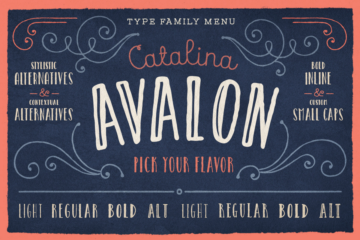 CATALINA FONT FAMILY preview 2