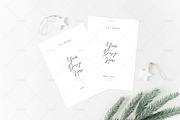 5x7 Christmas Card Mockup, P05, a Product Mockup by FOXIMIDesign (Thumbnail 1 of 5)