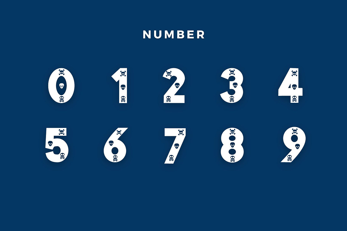 Halloween skull - Decorative font, a Sans Serif Font by Brown Cupple (Photo 4 of 6)