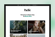 Pacific: Big bold photo-blog theme, a Templates & Theme by Heybi (Thumbnail 1 of 6)