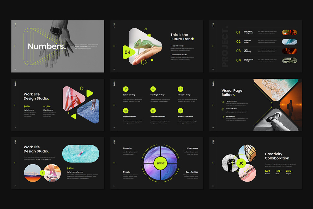 Evox Powerpoint Template Design, a Presentation Template by Rocketstill (Photo 5 of 6)