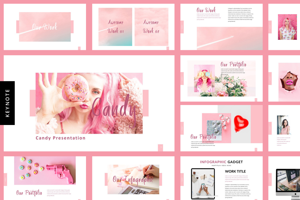 Candy - Keynote, a Presentation Template by feydesign (Photo 1 of 9)