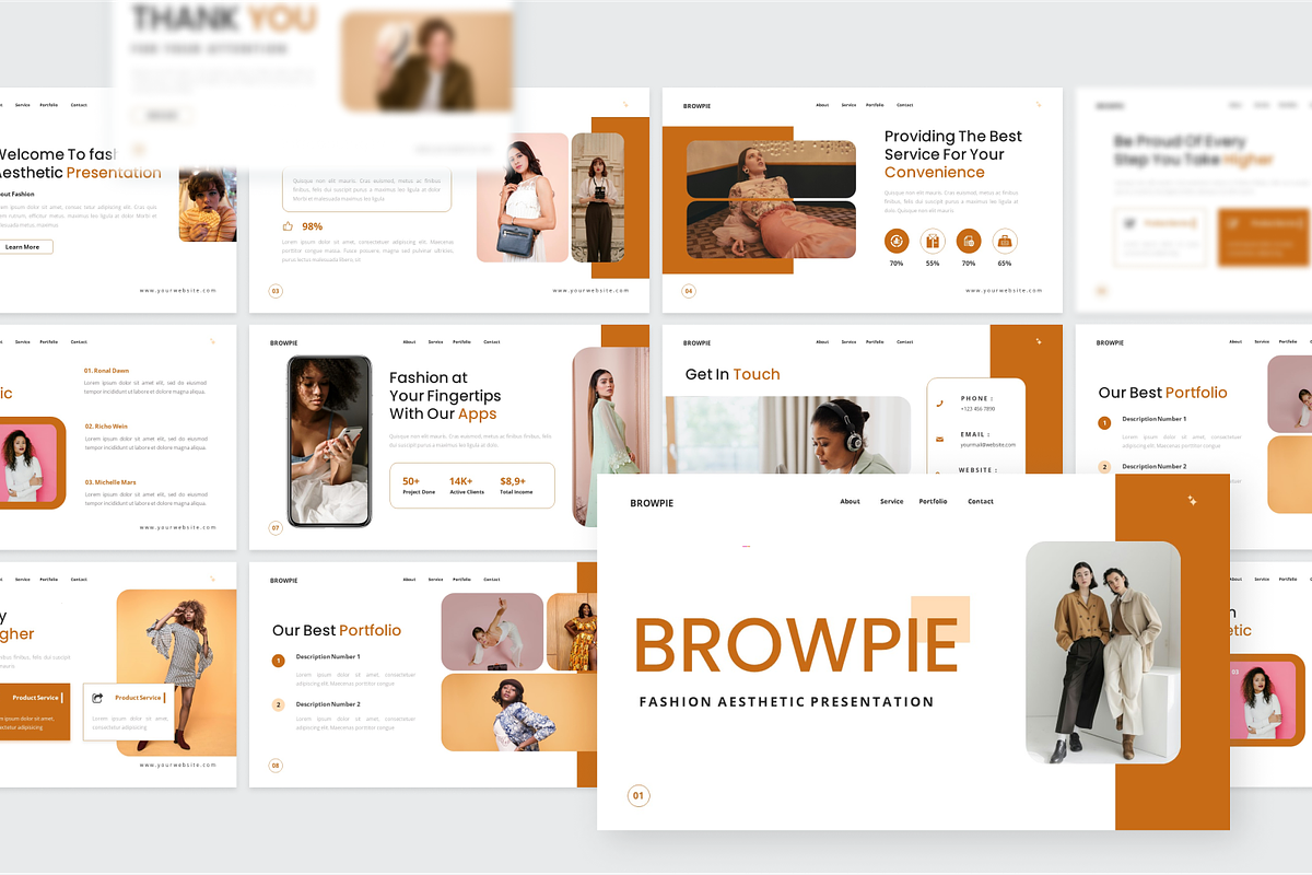 Browpie - Fashion Aesthetic Keynote, a Presentation Template by SquidPixey (Photo 6 of 6)