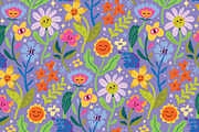 Happy Little Blooms, a Pattern Graphic by PenguinHouse (Thumbnail 3 of 8)