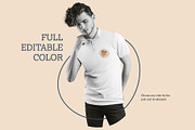 8 Men's Polo Mockups, a Shirt Mockup by Grow Design Craft Studio (Thumbnail 3 of 7)