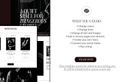 Romance Author Squarespace Website, a Squarespace Template by 3.14&Co (Thumbnail 6 of 9)