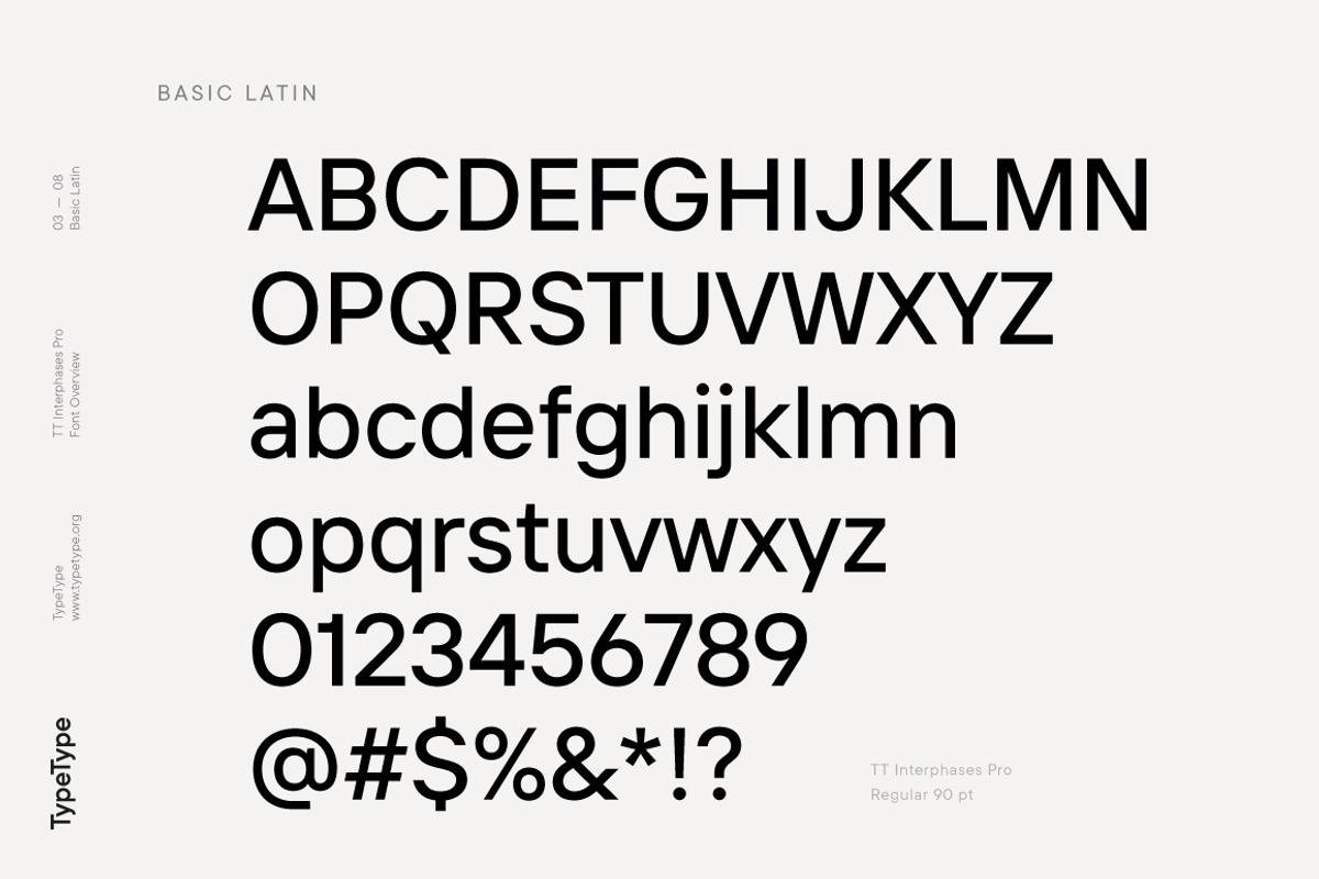 TT Interphases Pro Basic, a Sans Serif Font by TypeType (Photo 3 of 8)