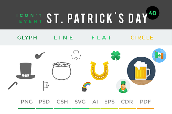 St. Patricks Day Icont Event