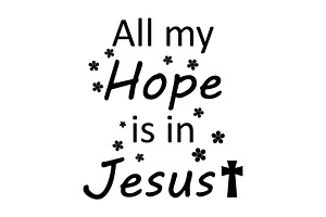 All my hope is in Jesus, an Illustration by Mark1987